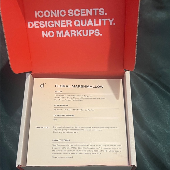 Dossier floral marshmallow 50ML - Picture 7 of 8